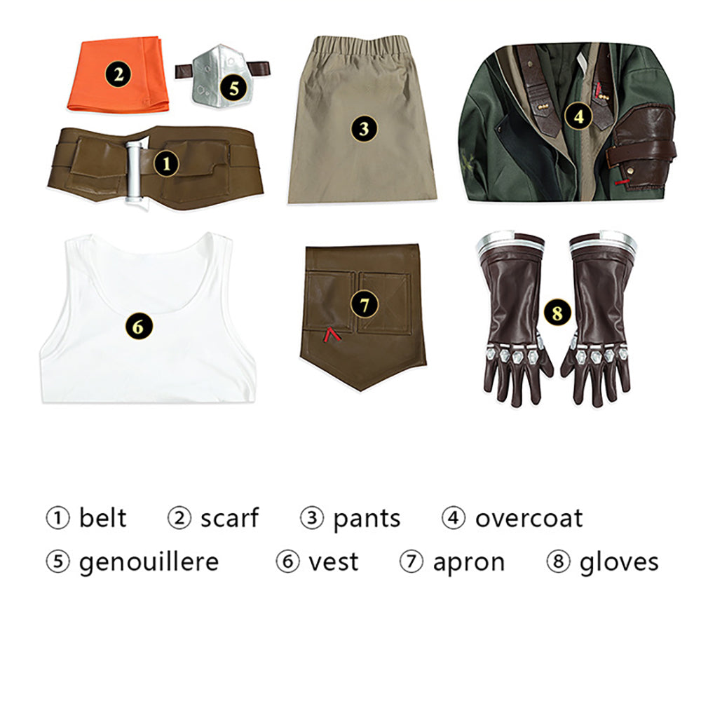 Arcane Season 2 League of Legends LOL Ekko the Boy Who Shattered Time Cosplay Costume