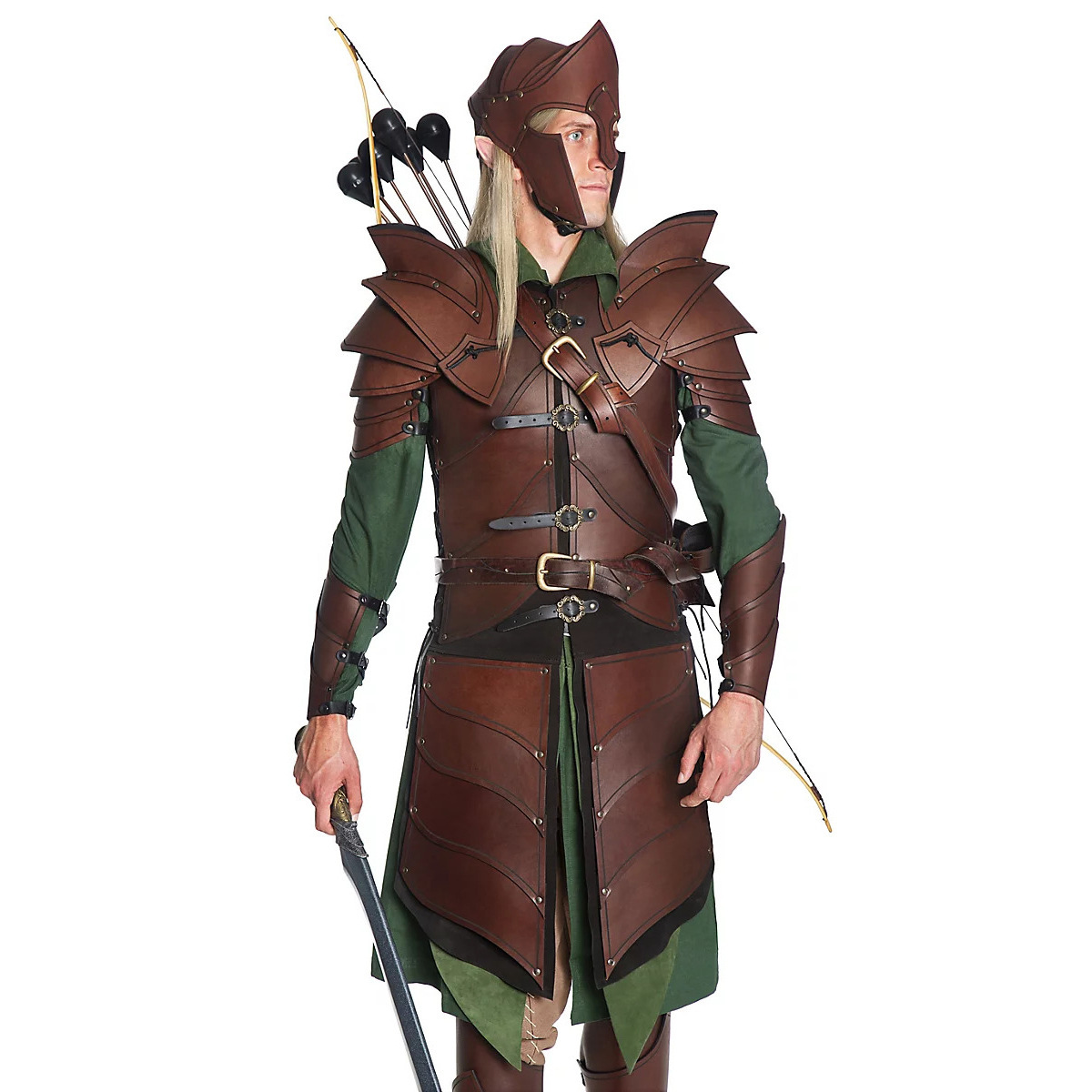 Medieval Retro Halloween Viking Knight Fantasy Warrior Elf Helmet cosplay dress up props