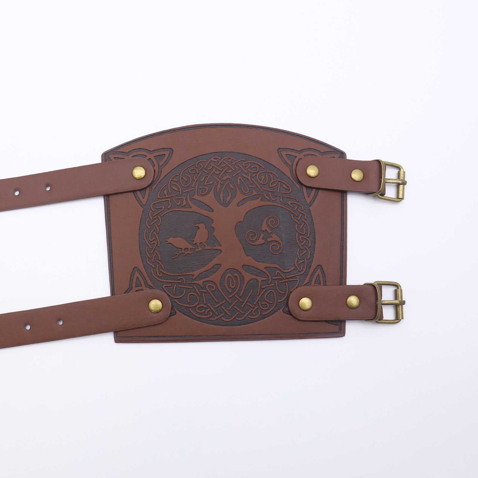 Medieval leather wrist guards vintage punk hand guards carnival cosplay accessories arm guards props