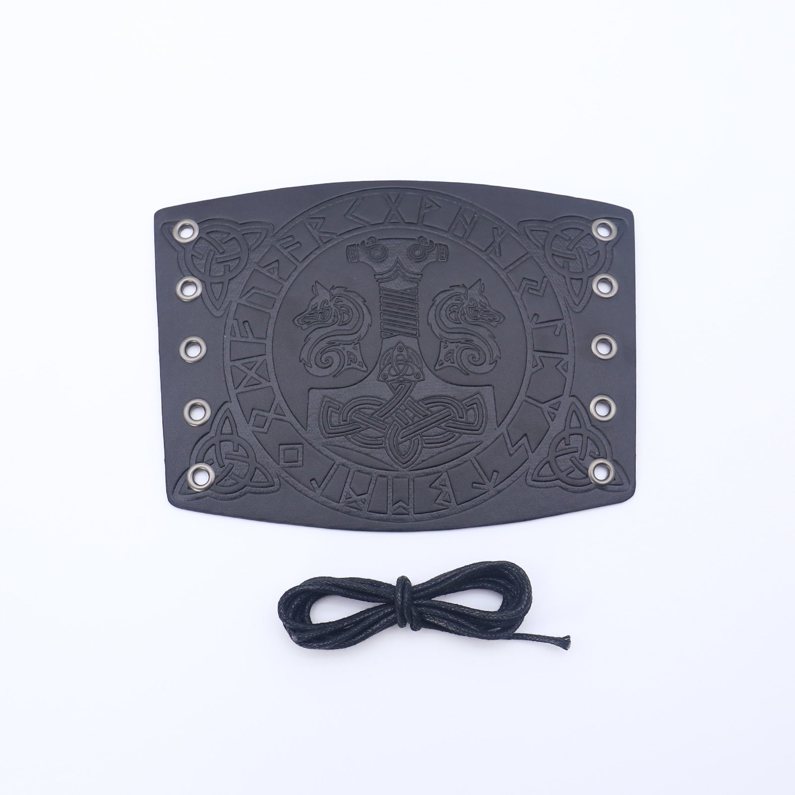 Medieval leather wrist guards vintage punk hand guards carnival cosplay accessories arm guards props