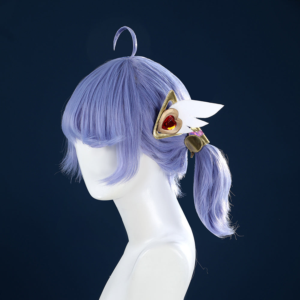 Overwatch 2 Dokiwatch Heart of Passion Kiriko Skin Magical Kiriko Purple Cosplay Wig