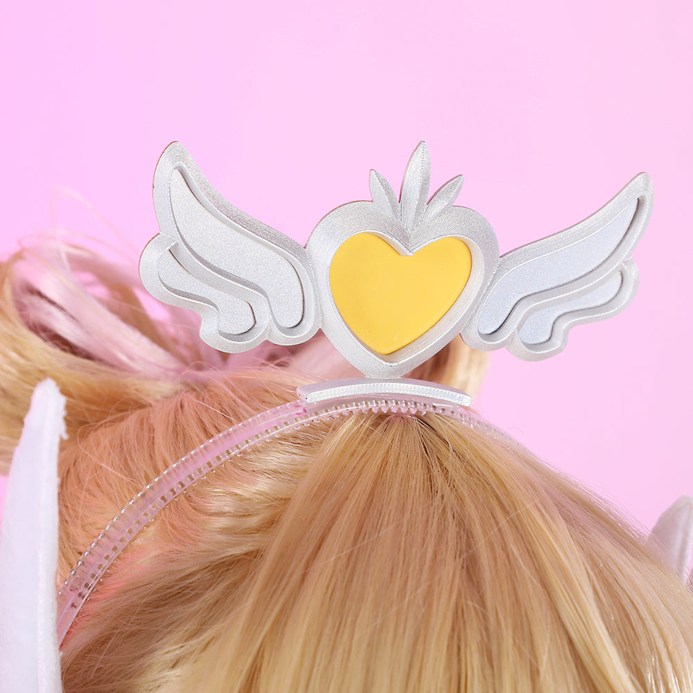 Overwatch 2 Magical Girl Dokiwatch Juno the Mythic Skin Blonde Cosplay Wig