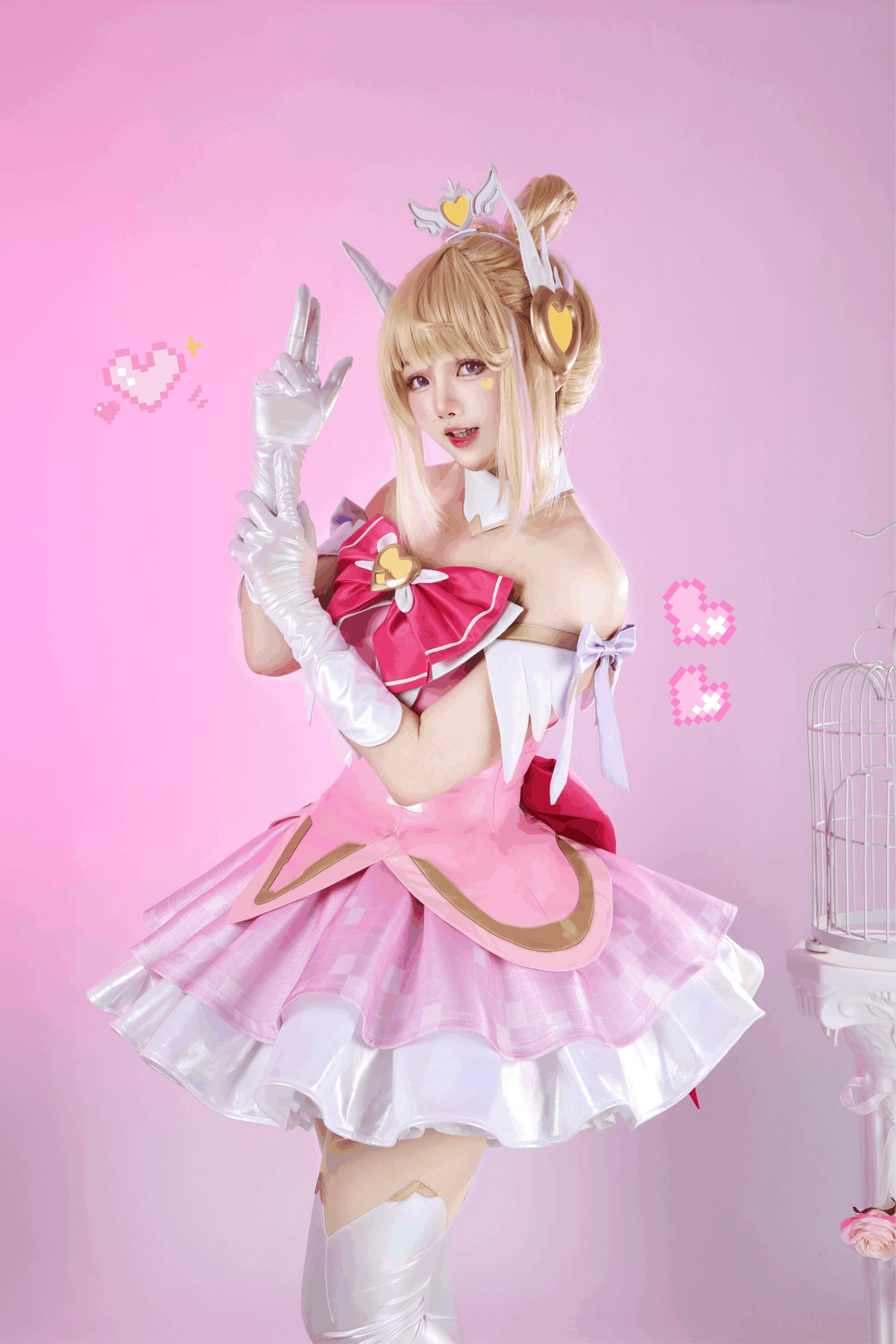 Overwatch 2 Dokiwatch Juno the Mythic Skin Cosplay Costume