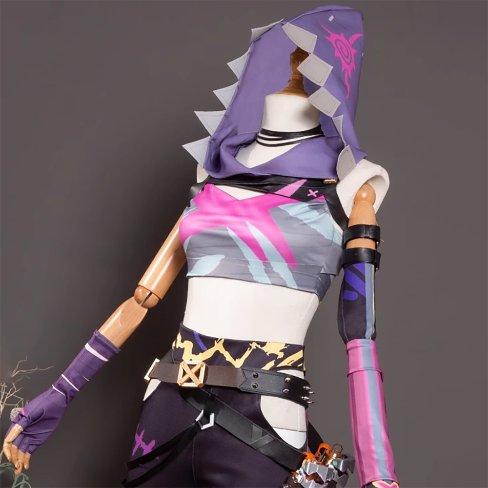 Arcane Fractured Jinx Skin Cosplay Costume