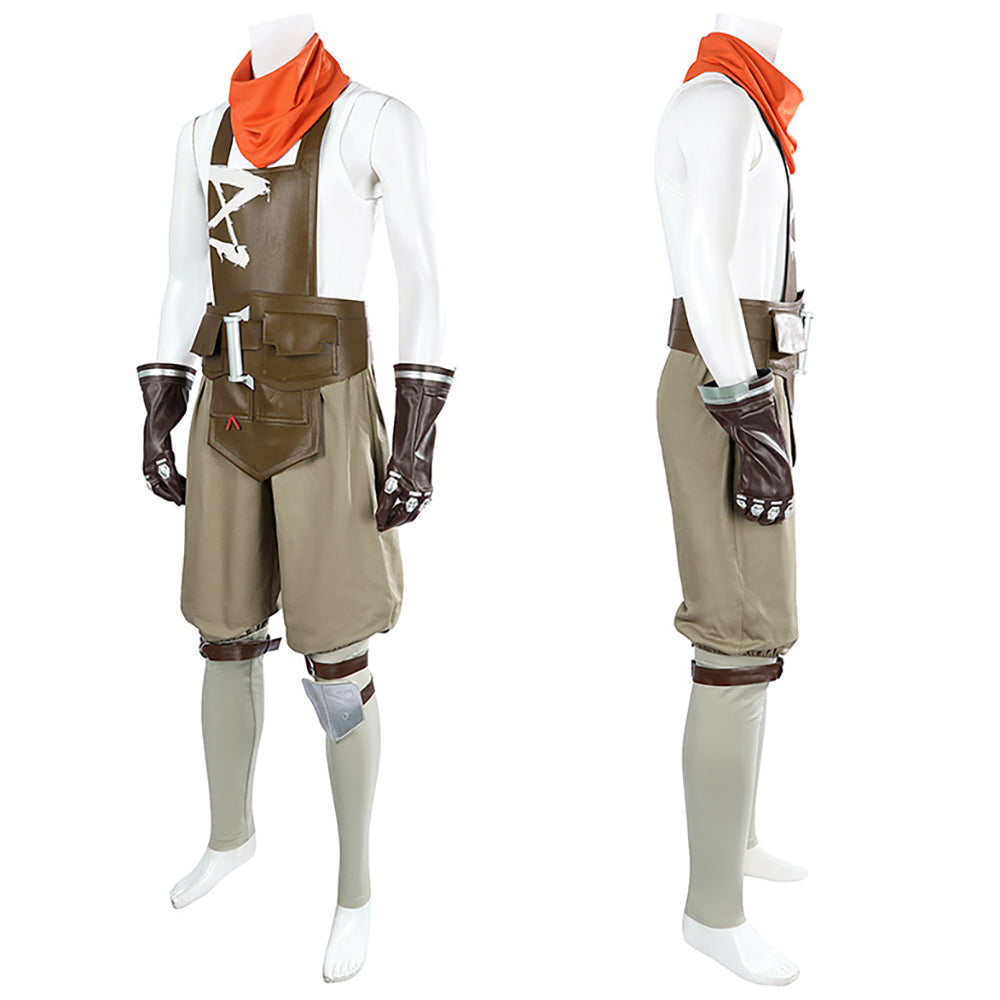Arcane Season 2 League of Legends LOL Ekko the Boy Who Shattered Time Cosplay Costume