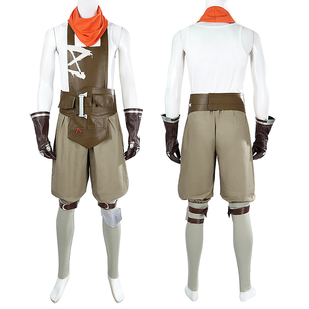 Arcane Season 2 League of Legends LOL Ekko the Boy Who Shattered Time Cosplay Costume