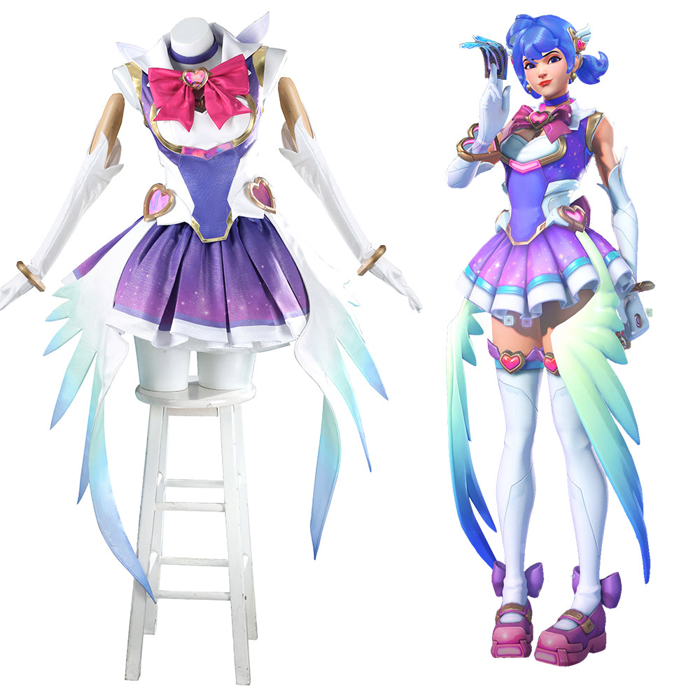 Overwatch 2 Dokiwatch Heart of Passion Kiriko Skin Magical Kiriko Cosplay Costume