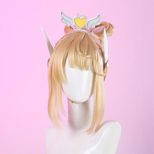 Overwatch 2 Magical Girl Dokiwatch Juno the Mythic Skin Blonde Cosplay Wig